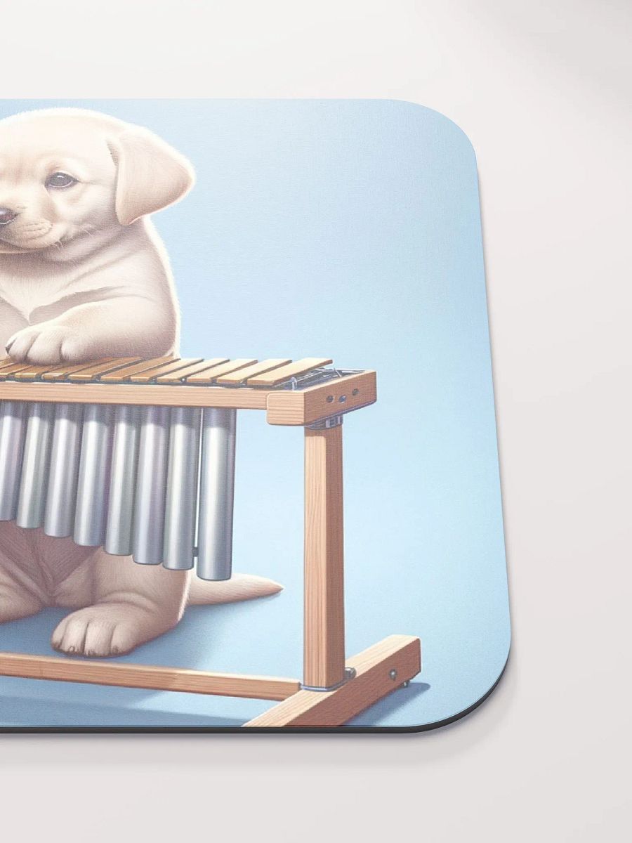 Marimba Playing Puppy Mouse Pad product image (5)