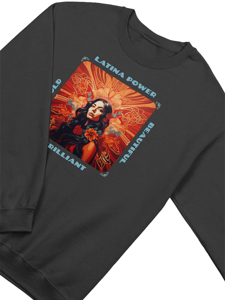 Latina Power Floral Crewneck Sweatshirt product image (18)
