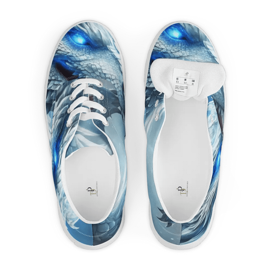 Frostbite Dragon Men's Canvas Shoes product image (7)