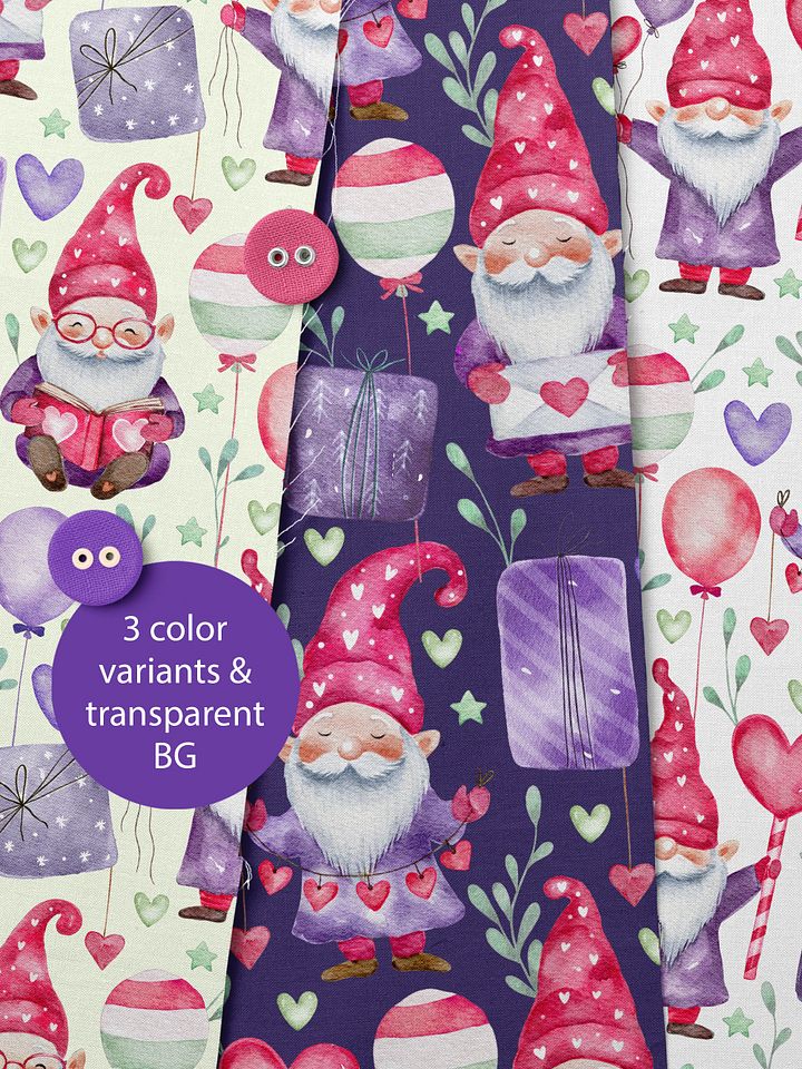 Gnome Seamless Pattern product image (2)