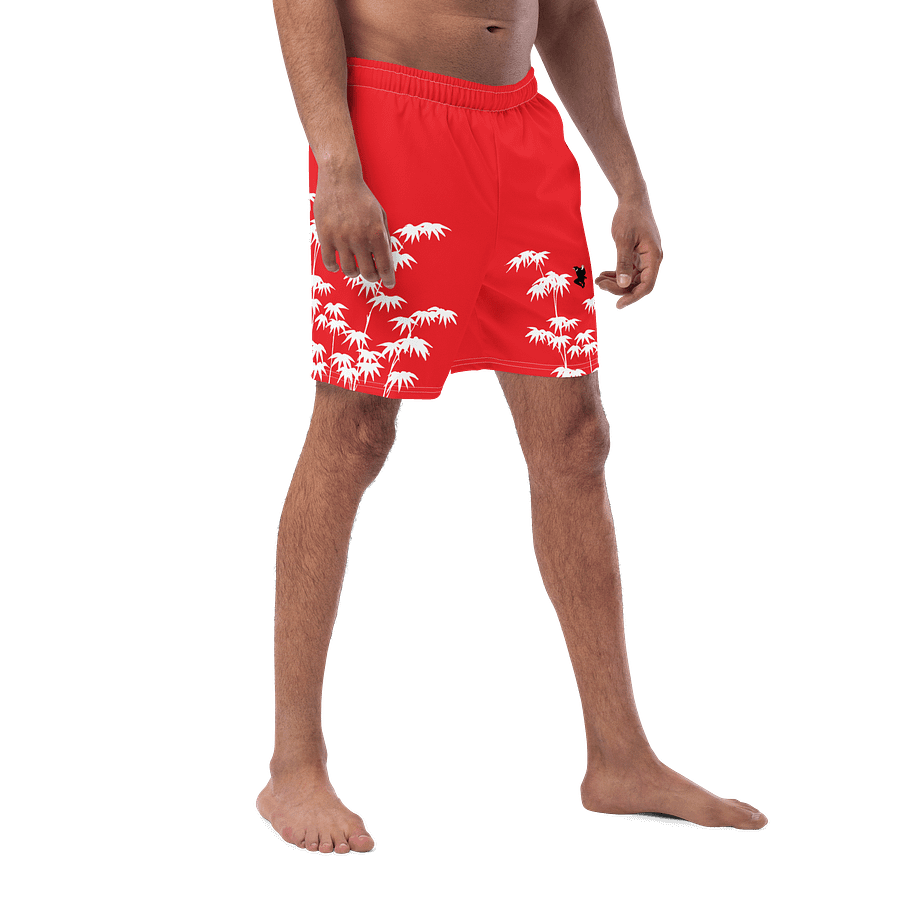 Blood Red Bamboo Ninja Swim Trunks product image (3)
