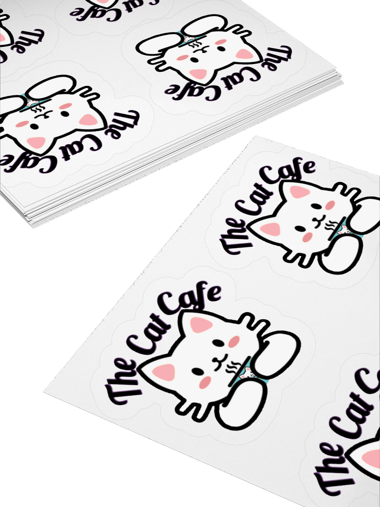 The Cat Cafe - Kiss Cut Stickers product image (4)
