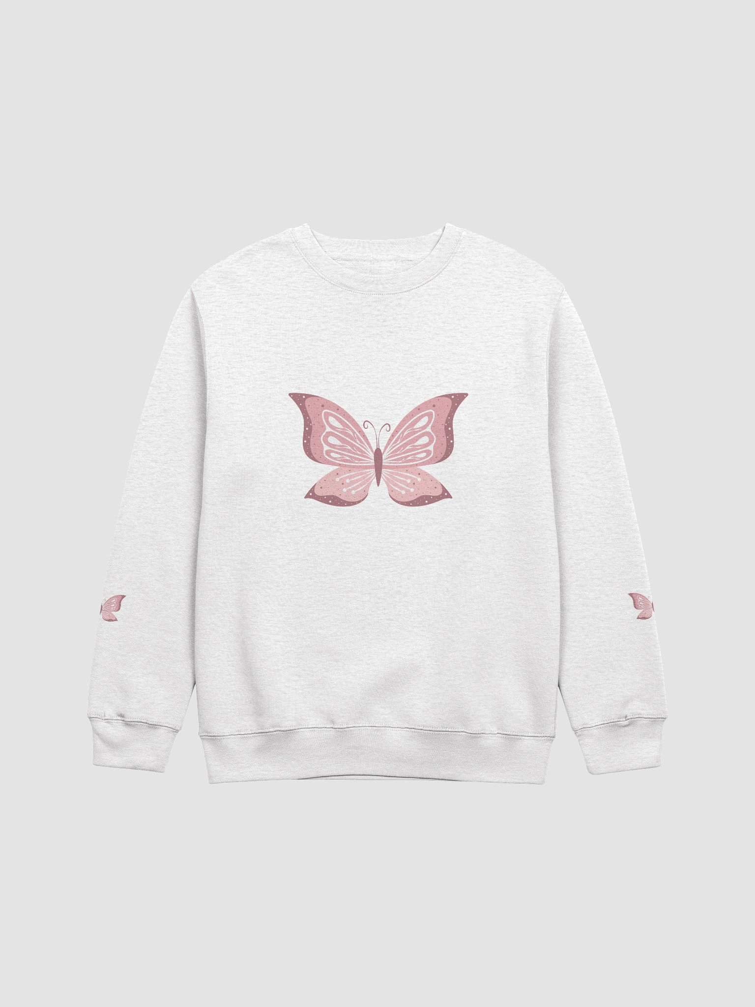 Pink Butterfly Dreams Crewneck Sweatshirt product image (1)
