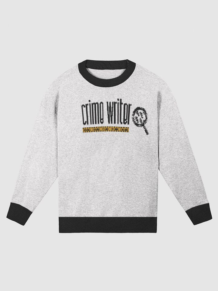 Light Grey Crime Writer Sweater product image (1)