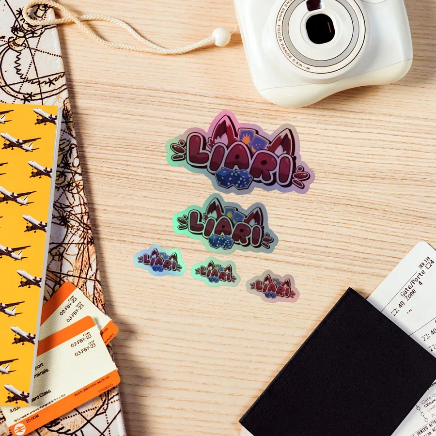 Liari Holographic Sticker Set product image (5)