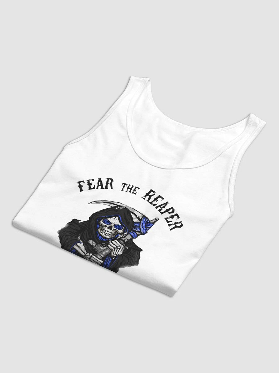 Fear the Reaper Unisex Tank Top (White) product image (5)