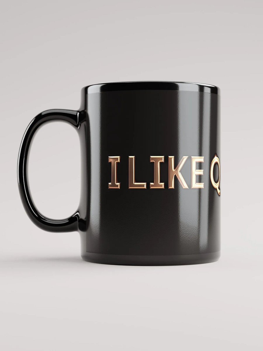 Golden Q Black Glossy Mug product image (3)