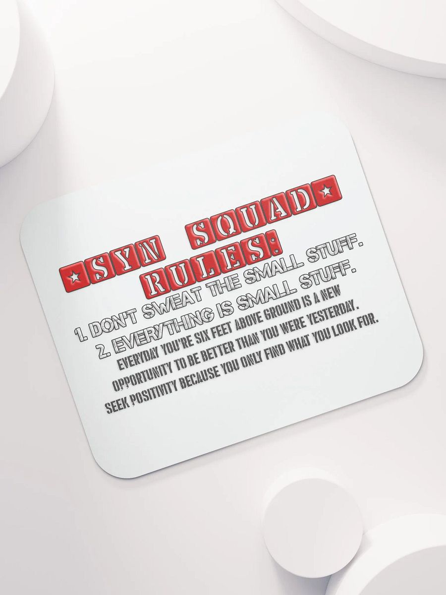 Synisisms Collection - 2 Rules Mouse Pad product image (7)