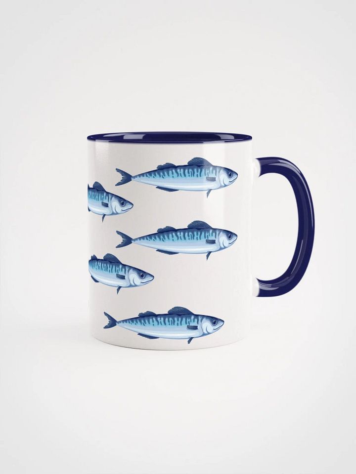 Blue Mackerel Magic Ceramic Mug product image (1)
