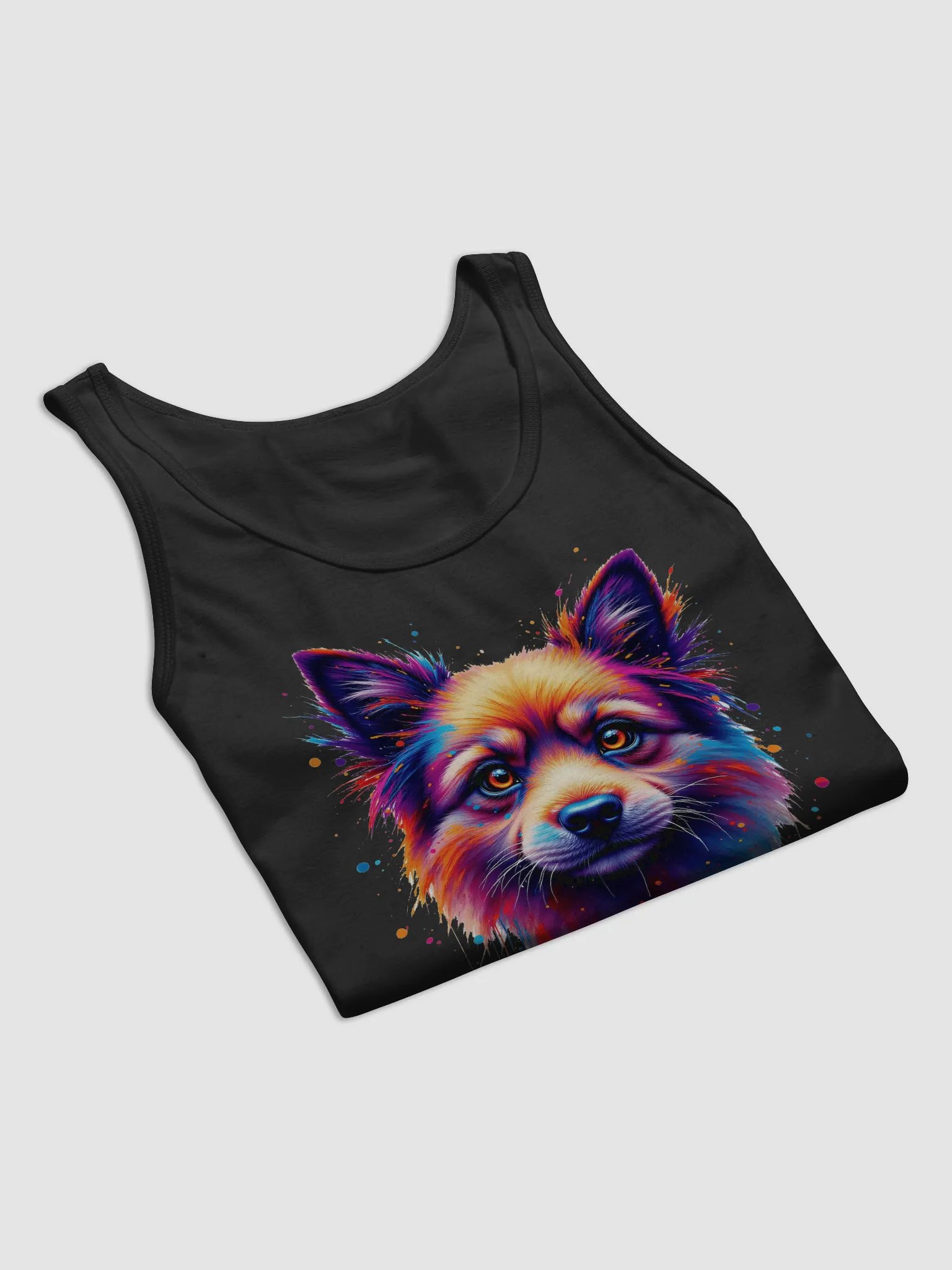 Vibrant Dog Art Abstract Tank product image (62)