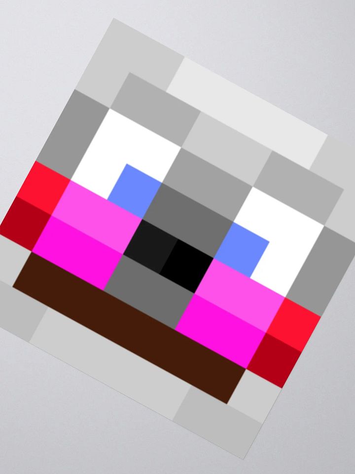 Funtime3Freddy3 Minecraft Skin Head Sticker product image (4)