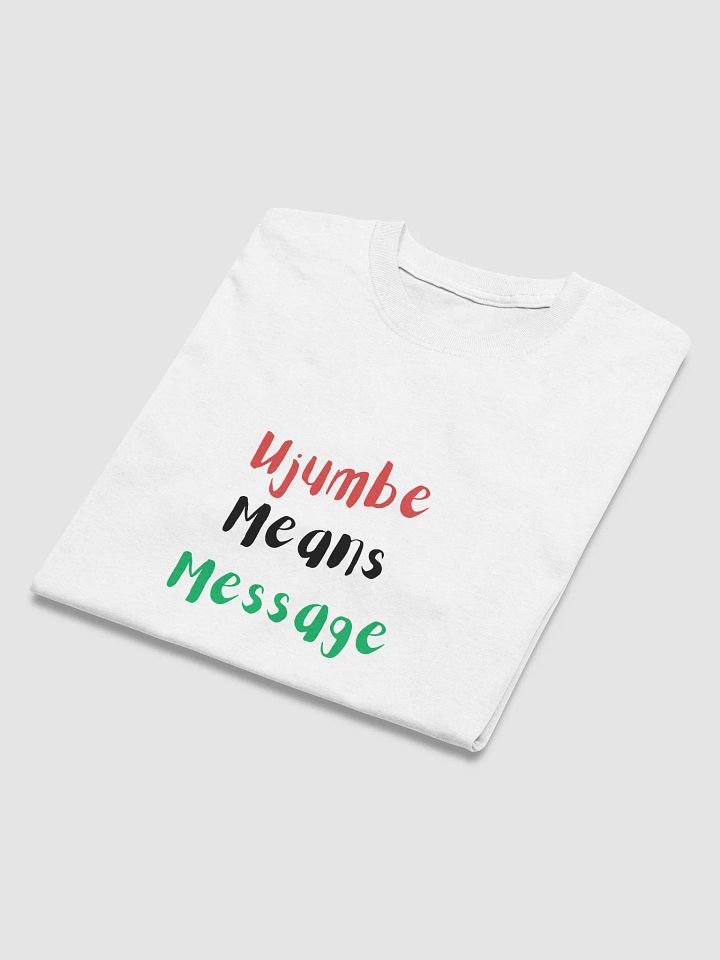 Vibrant Ujumbe Means Message Tee product image (1)
