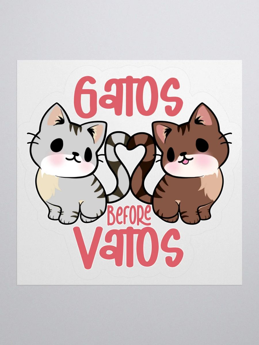 Gatos Before Vatos Sticker product image (1)