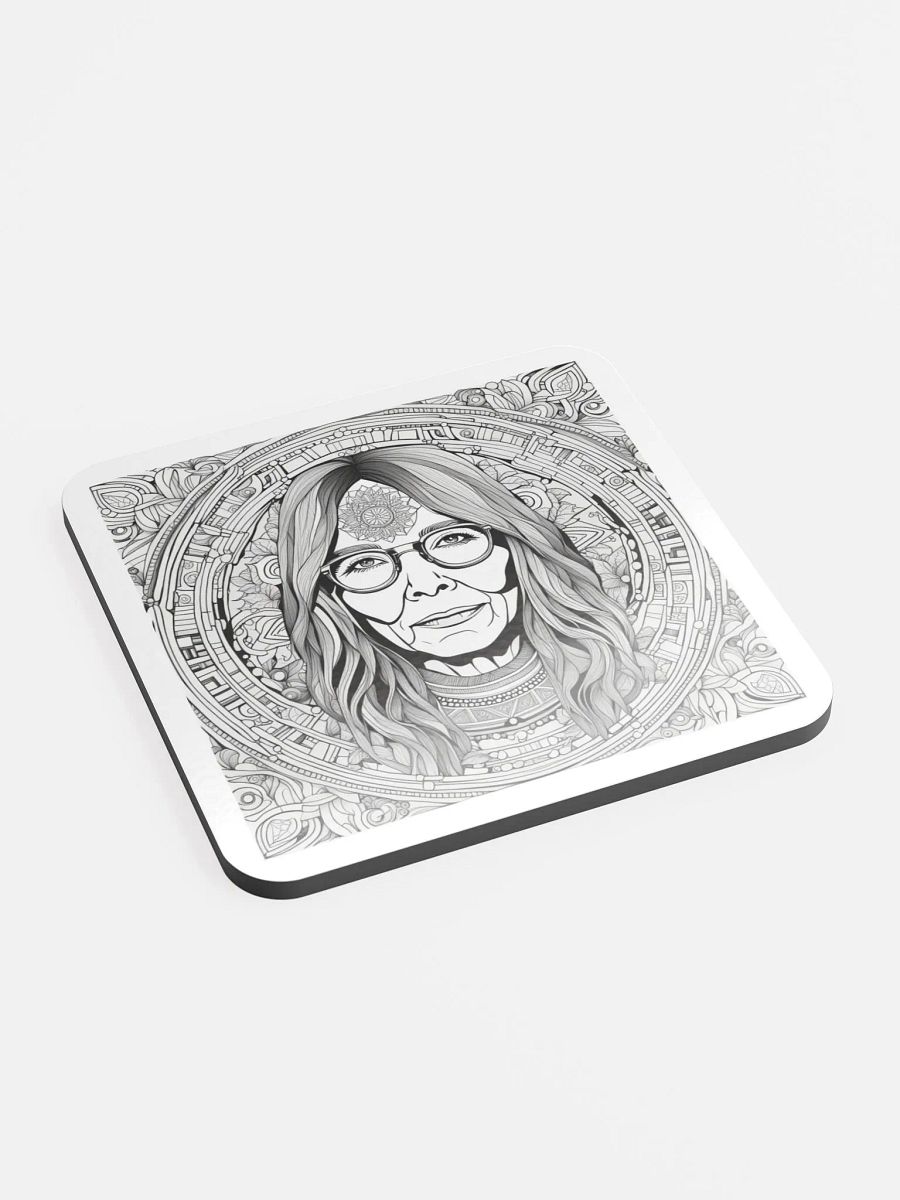 Ornate Mandala-Inspired Cork Coaster product image (2)