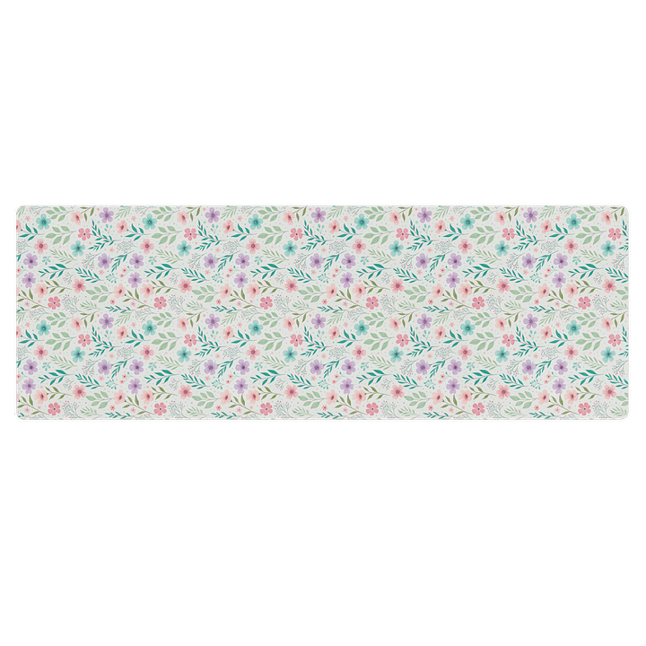 Colorful Floral Pattern Yoga Mat by Treasure Pie product image (1)
