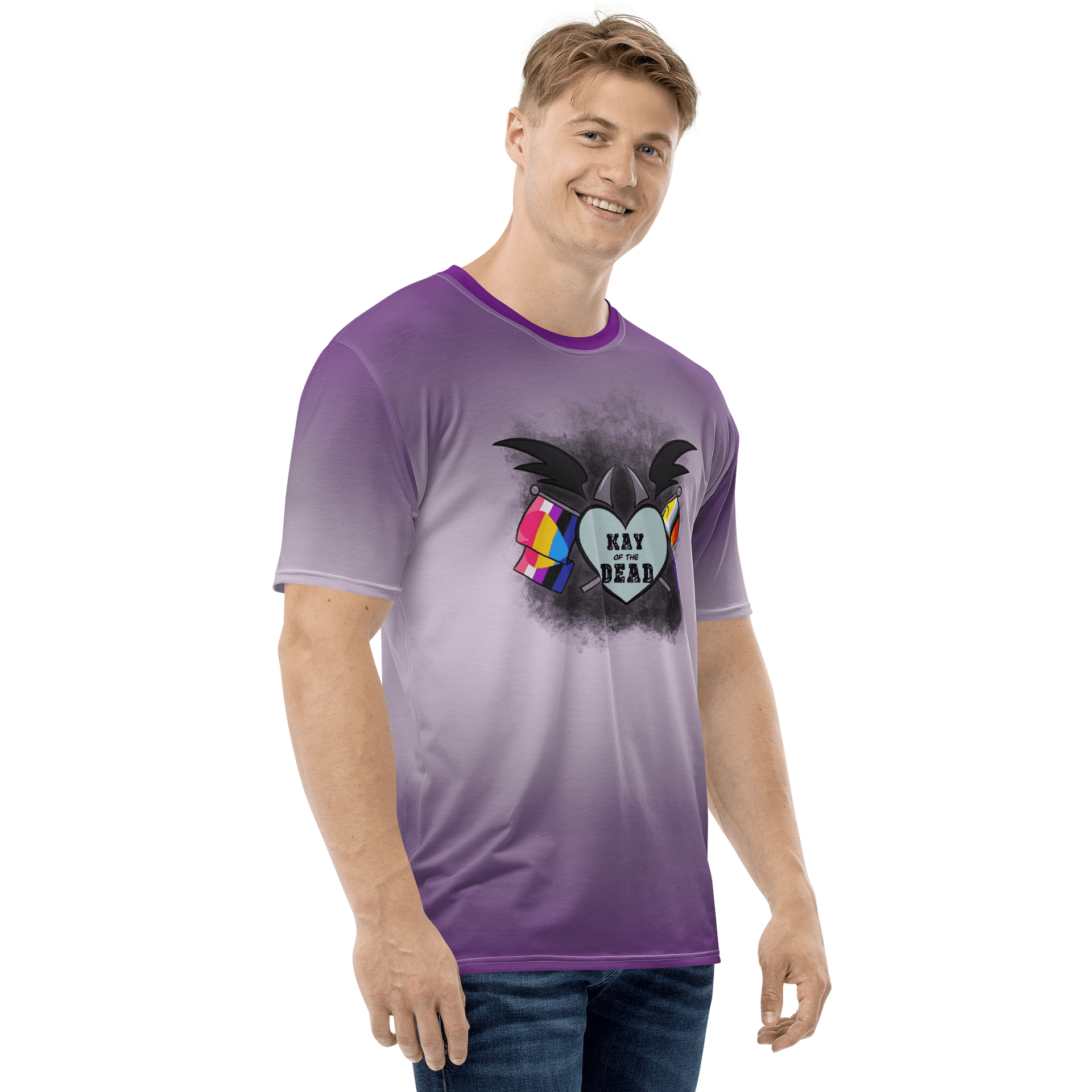 Kay_of_the_Dead Pride Logo Greysexual Pride Tee product image (4)