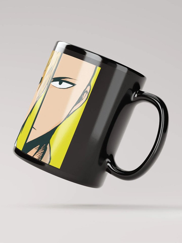 One Punch Man White Glossy Mug – Bold Anime-Inspired Design product image (3)