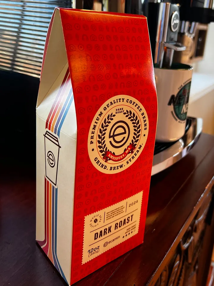 Ecamm Fam Dark Roast Coffee - Whole Beans product image (2)