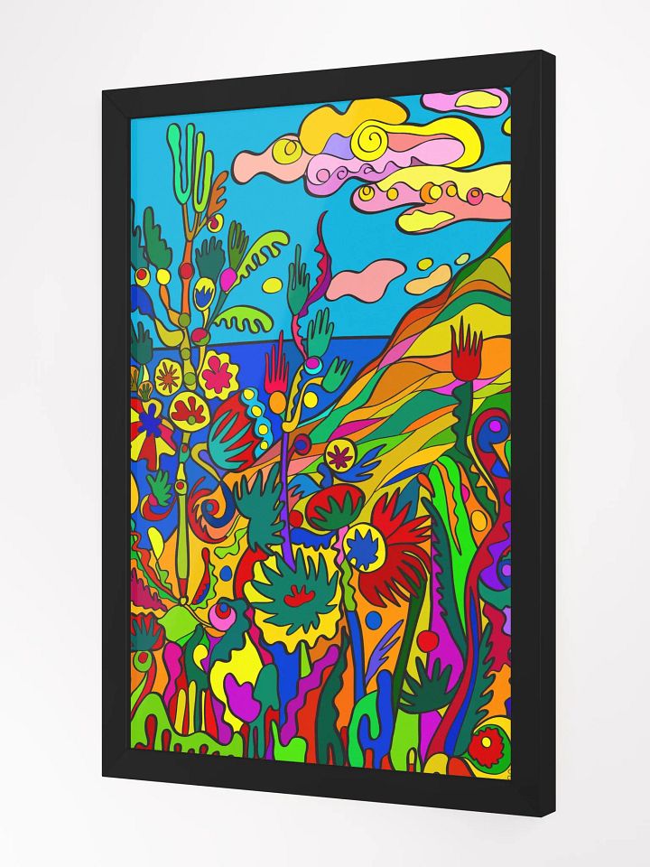 Whimsical Wonderland Framed Poster - Tropical Seashore product image (12)