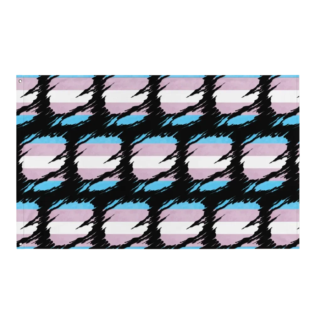 Illusionary Zigzag All-Over Flag product image (1)