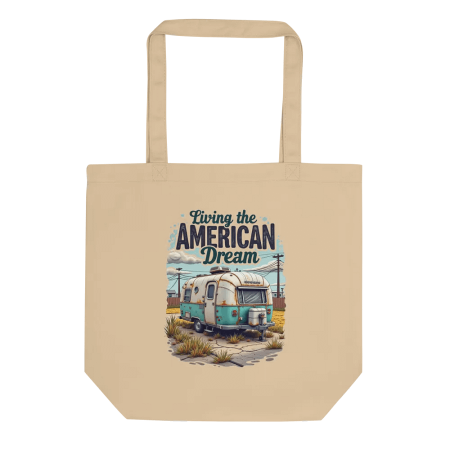 American Dream Vintage Camper Tote Bag product image (1)