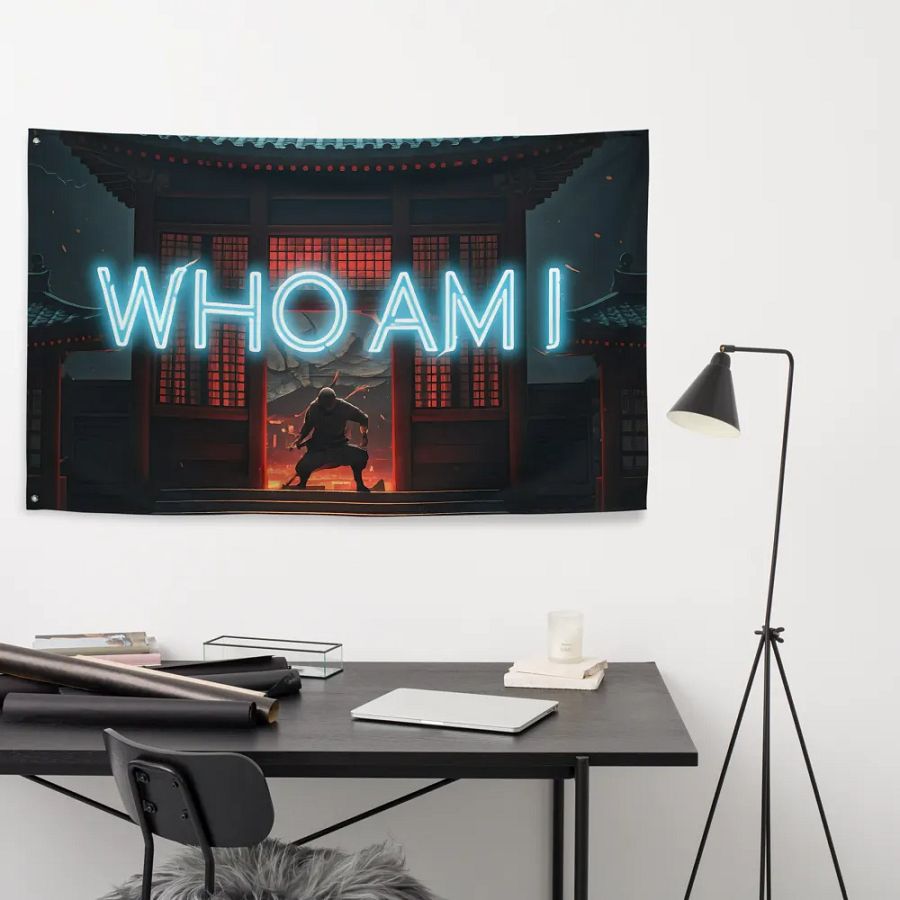 Neon Identity All-Over Flag product image (9)