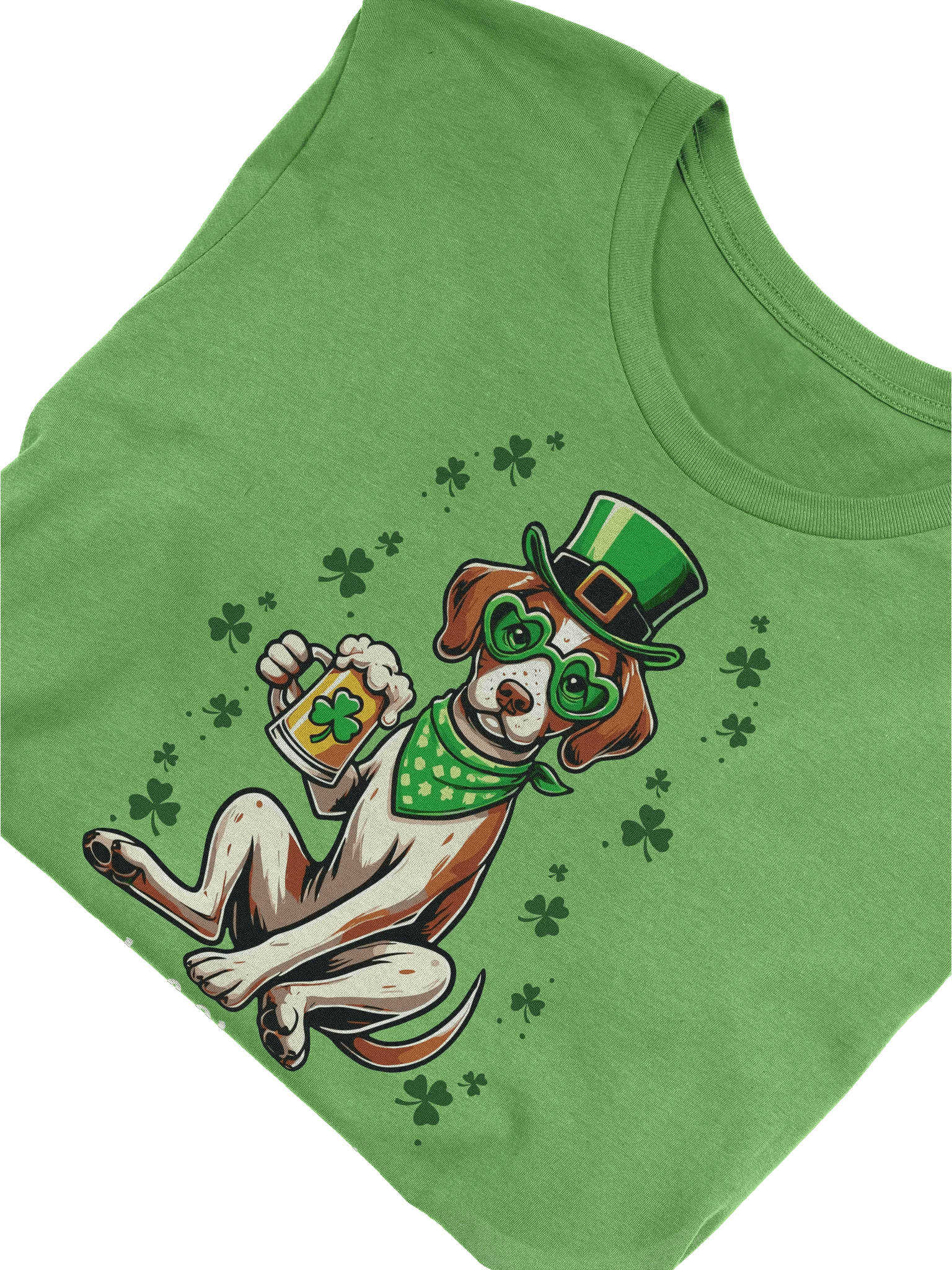 Brittany Spaniel St. Patrick's Day T-Shirt product image (3)