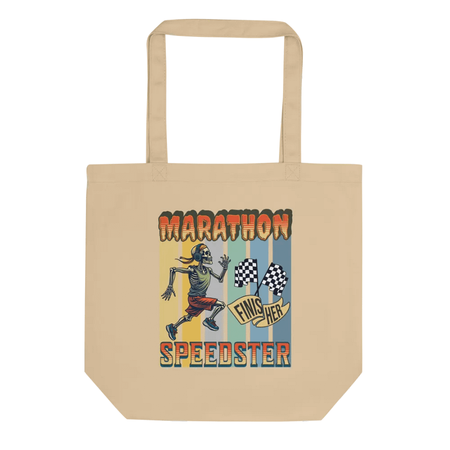 Marathon Speedster Skeleton Running Tote Bag product image (1)