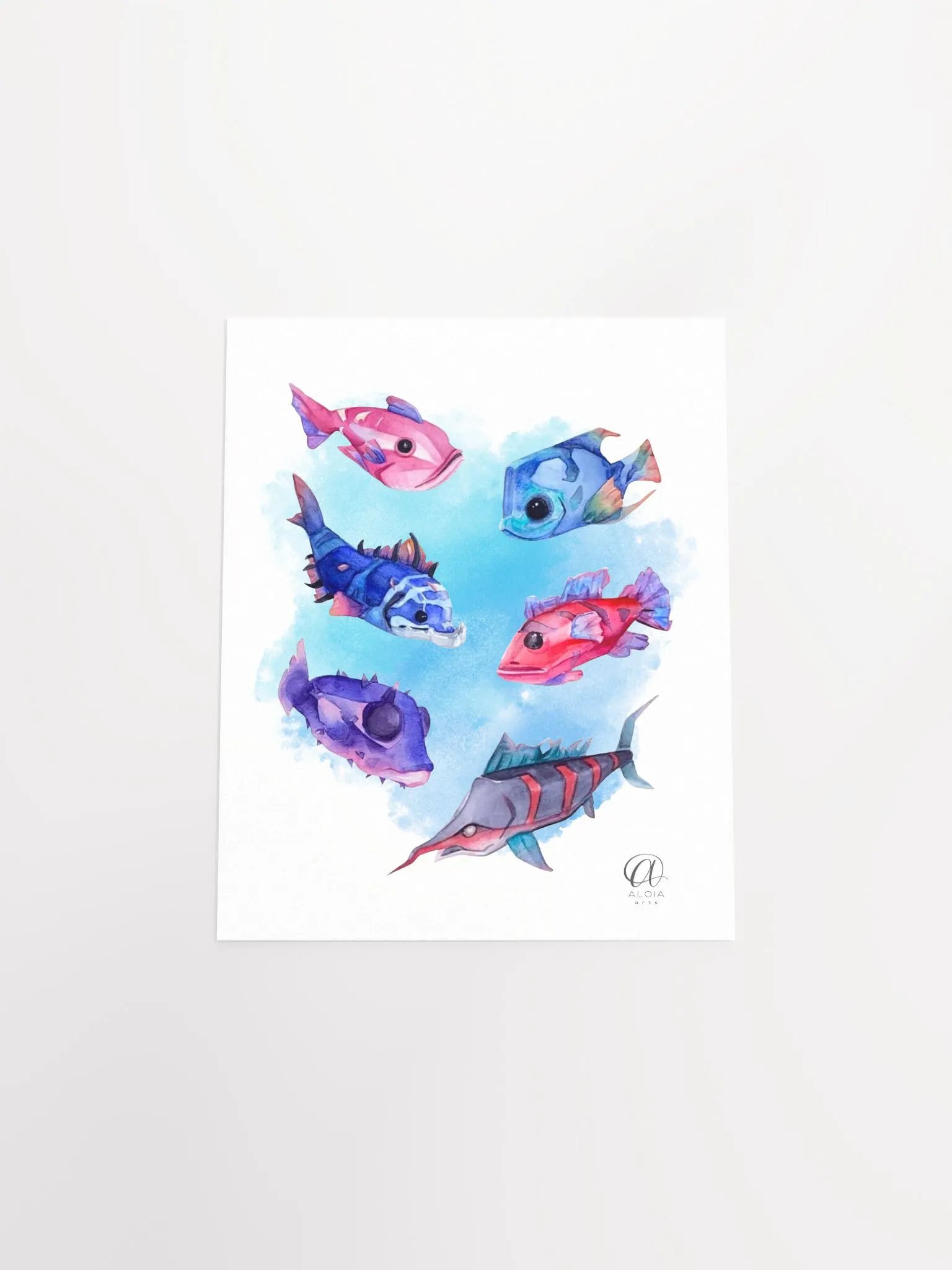 Sea of Thieves Fish Matte Poster, Portrait product image (4)