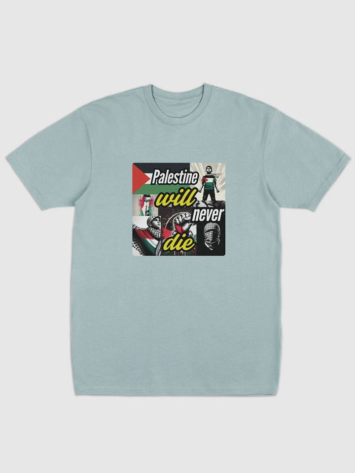 Resilience in Threads: Palestine Solidarity Tee | Palestine will never die product image (2)