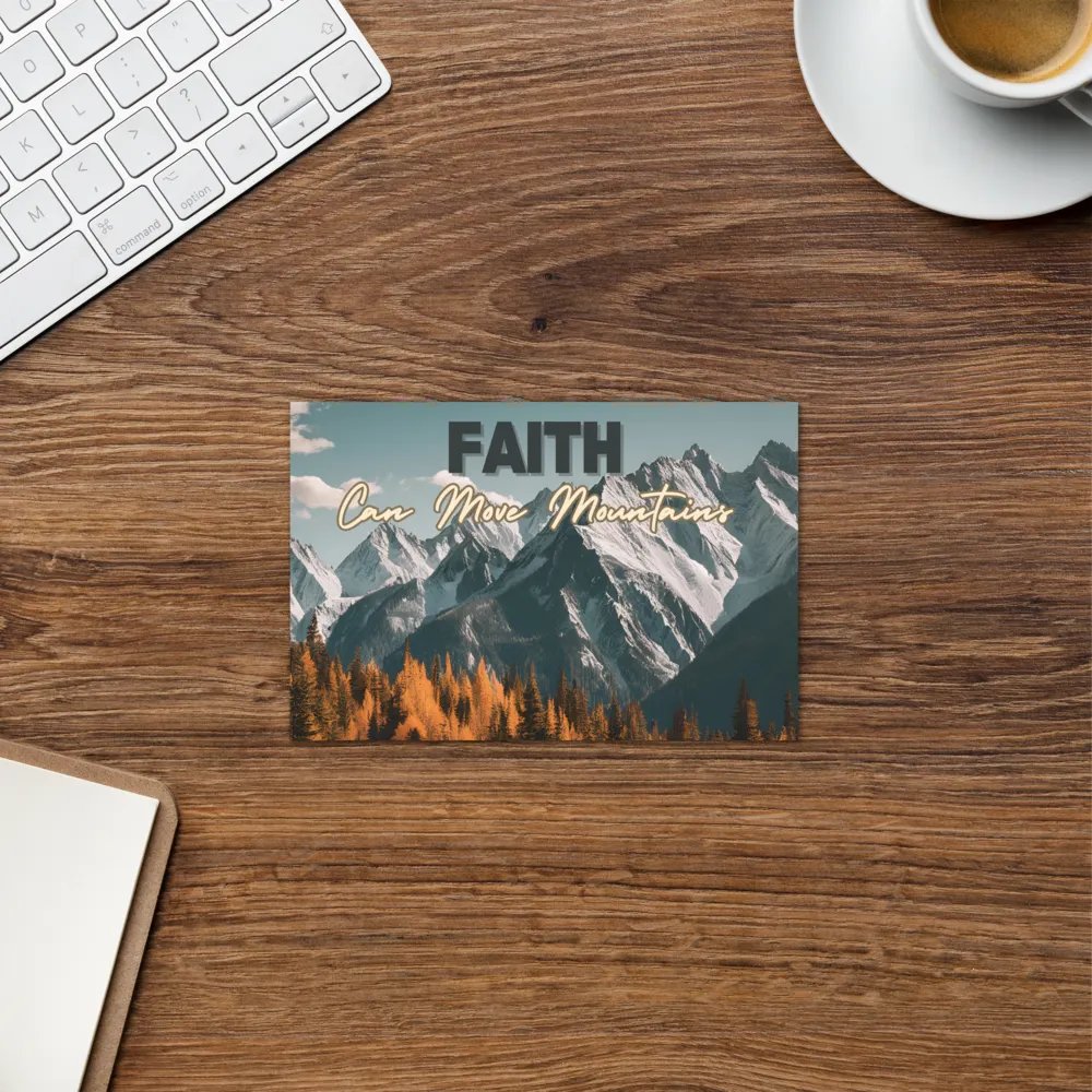 Faith Can Move Mountains Greeting Card product image (3)