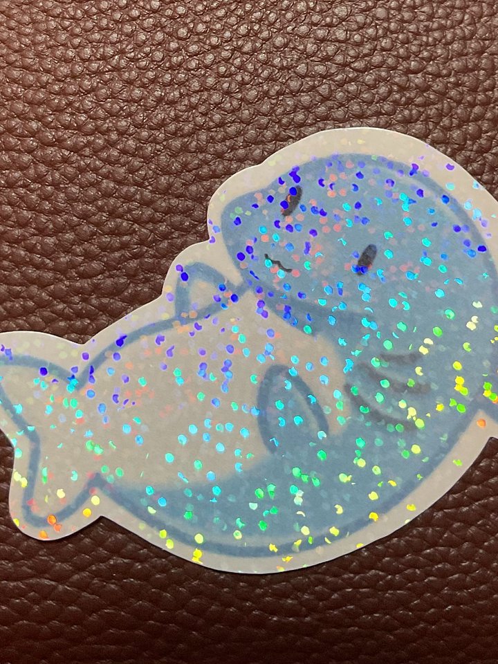 Kawaii Shark Sticker product image (1)