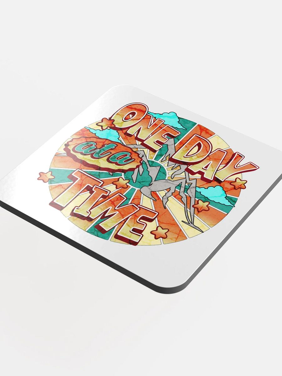 One Day At A Time Mountain Motivation Coaster Set product image (4)