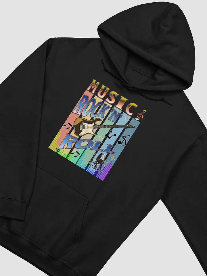 Music Rock N Roll Guitar Vibes Hoodie product image (2)