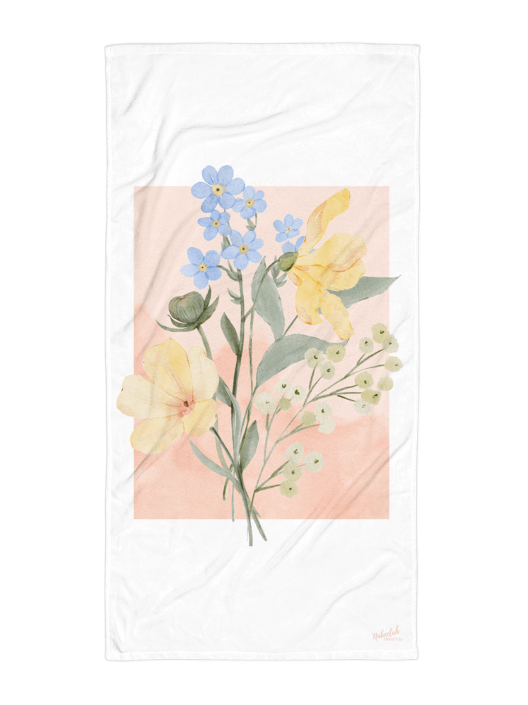 Pastel Floral Towel #1 product image (1)