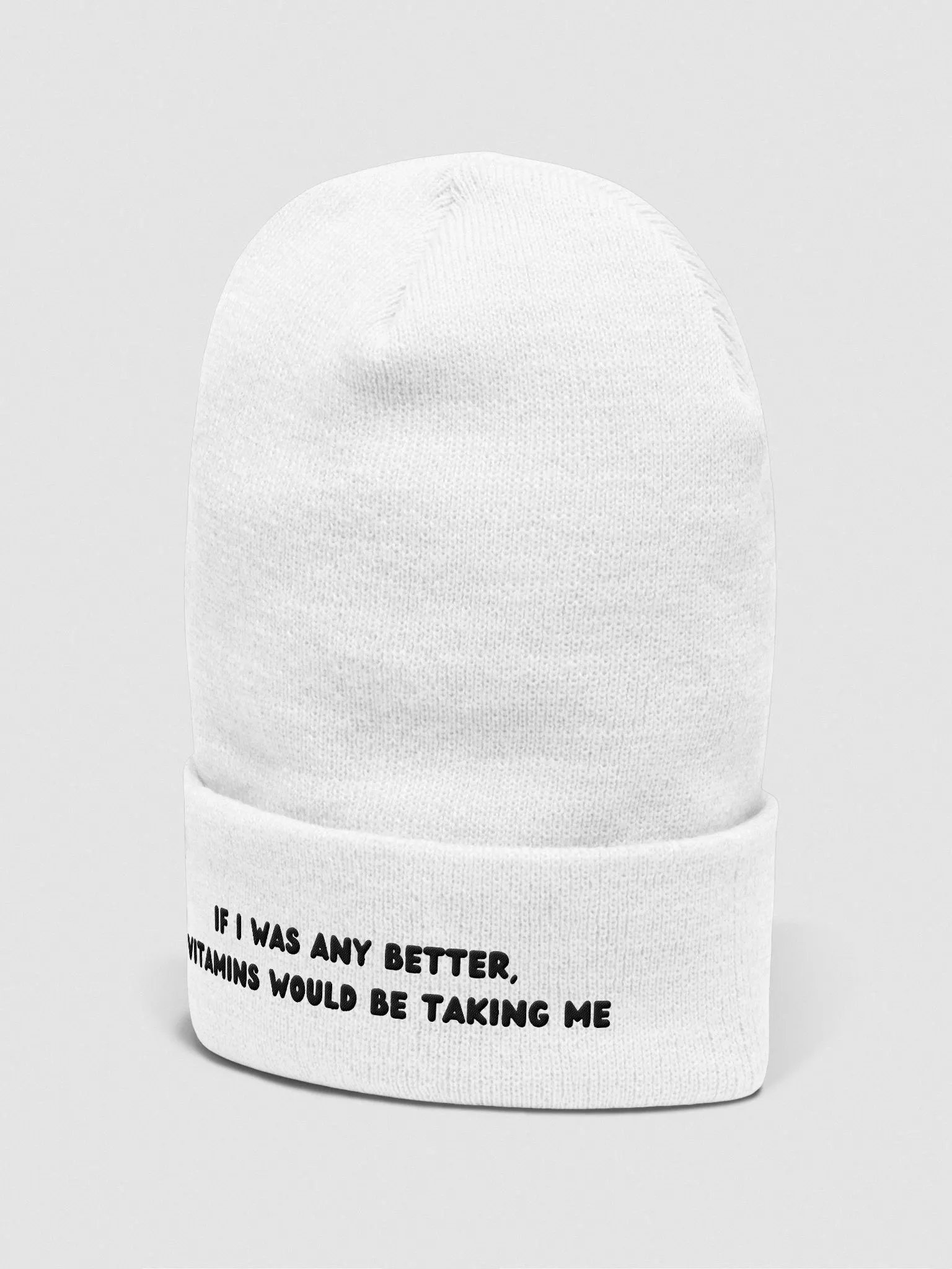 Vitamins Would Be Taking Me Beanie product image (42)