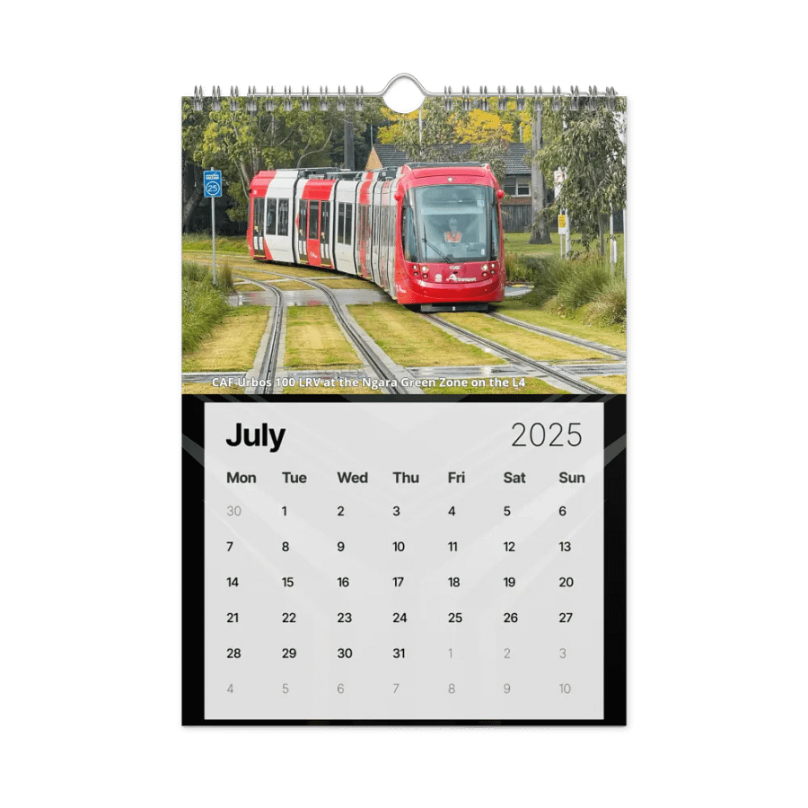 Sydney Trains Vlogs 2025 Calendar product image (7)