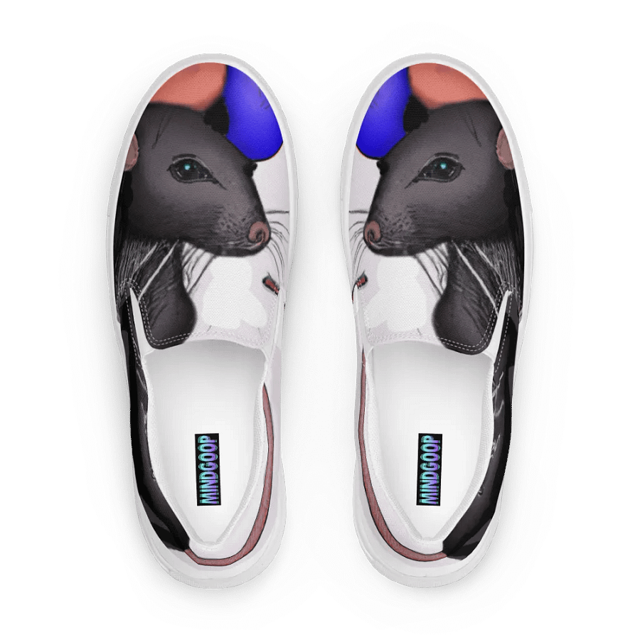 rat with balloons slip on canvas shoes product image (2)