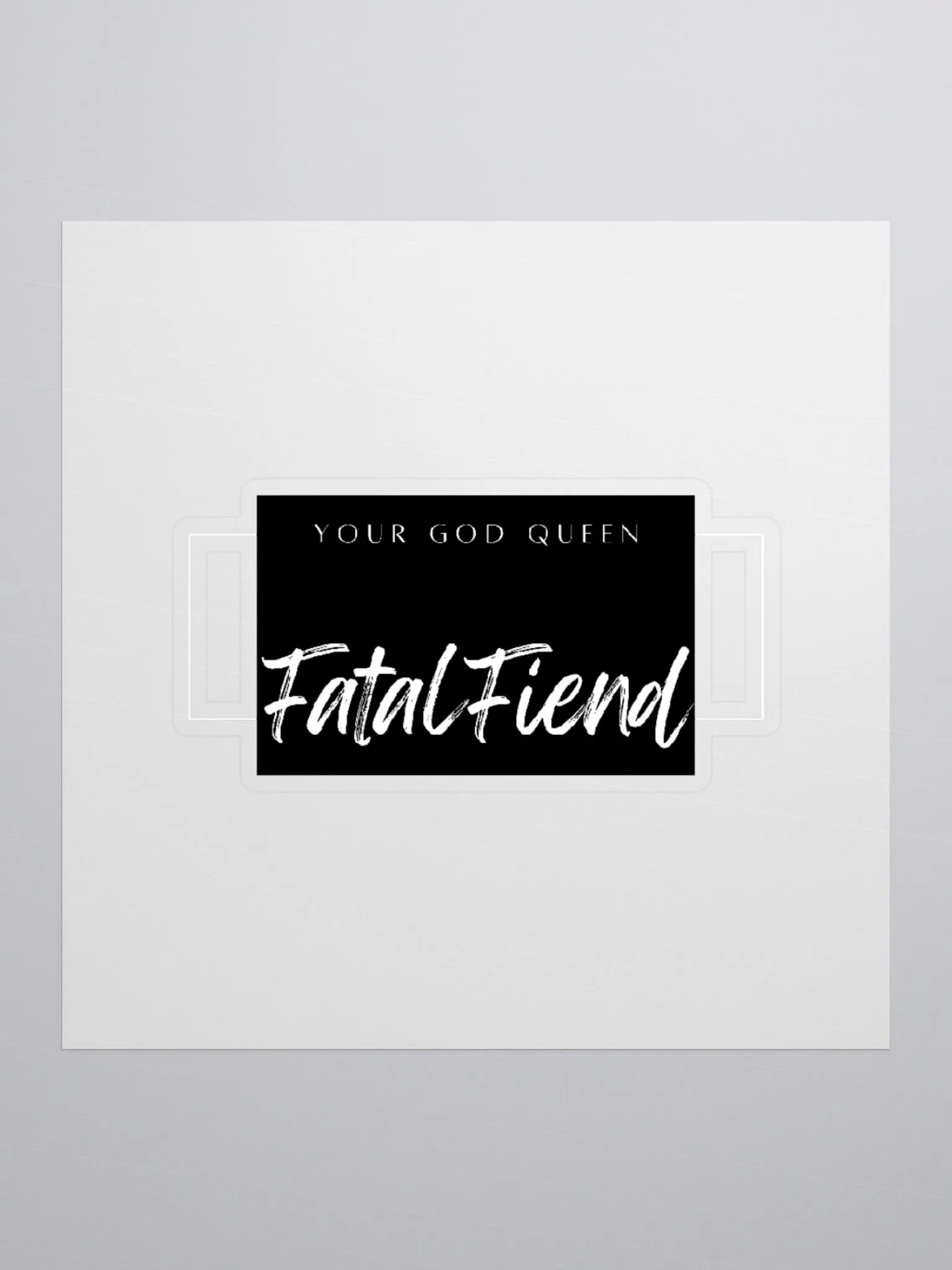 Your God queen Fatal Fiend - Stickers product image (1)
