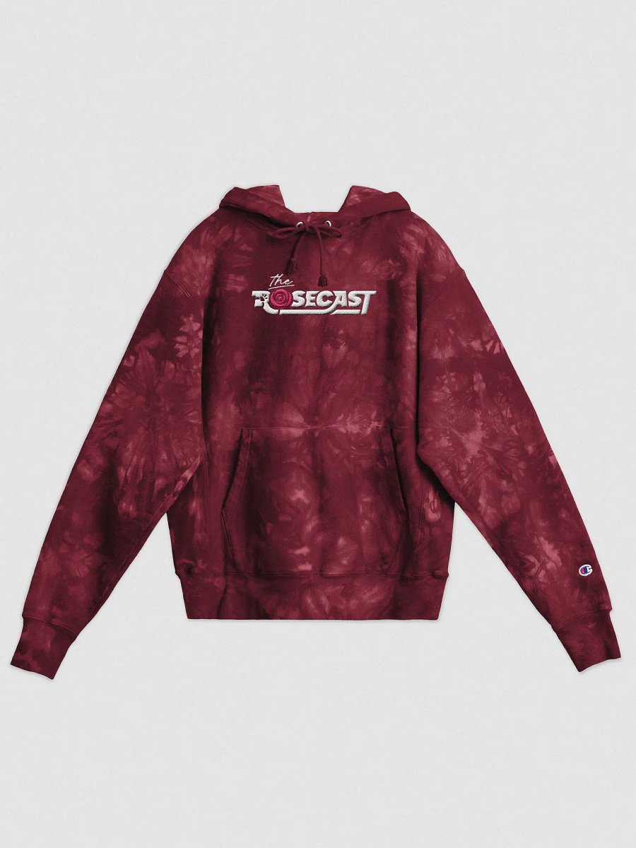 Rosecast Logo Tie-Dye Champion Hoodie (Embroidered) product image (1)