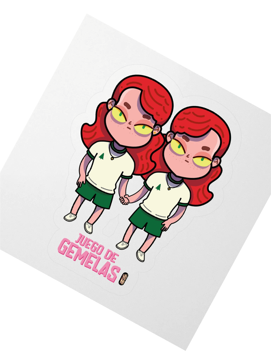 Juego de Gemelas - Sticker (Kiss Cut) product image (2)