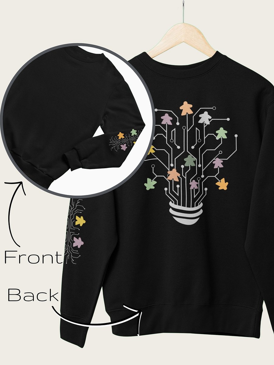 Meeple Flowerpot Sweatshirt for Board Gamers product image (2)