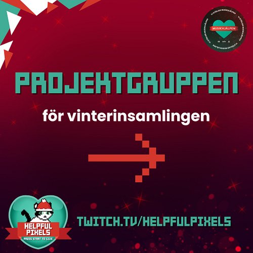 Vilken helt amazing projektgrupp vi har för vinterinsamlingen 2024! 🎶 ❄️ 

🌟 Projektledare Kommissaarien & Ninto 🌟

Vi ställe...