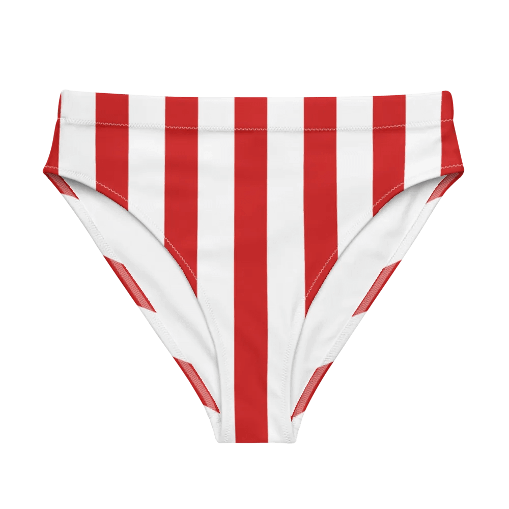 Red Striped Bikini bottoms product image (2)