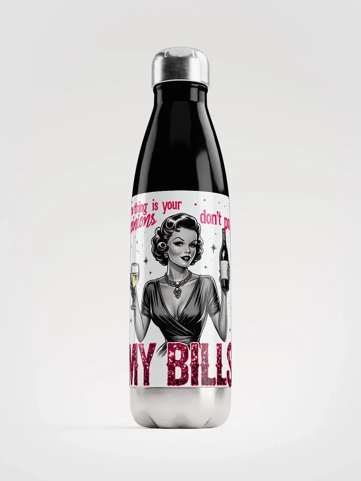 Vintage babe with wit Stainless Steel Water Bottle product image (1)