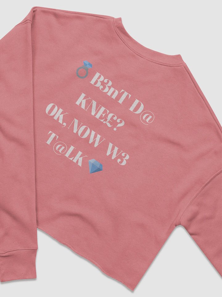 $.T.@.T - B3nT D@ KNE£ Crop Sweatshirt product image (14)