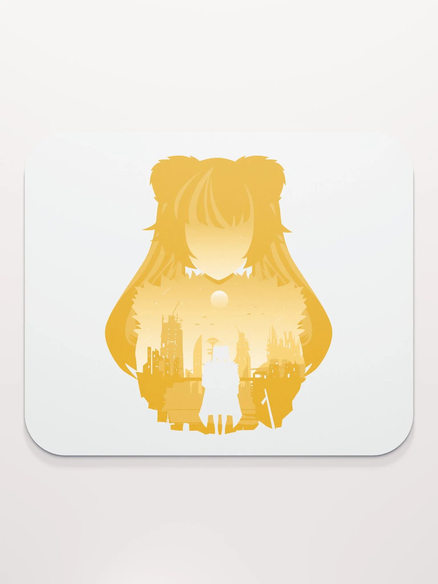 Silhouette Mousepad White product image (1)