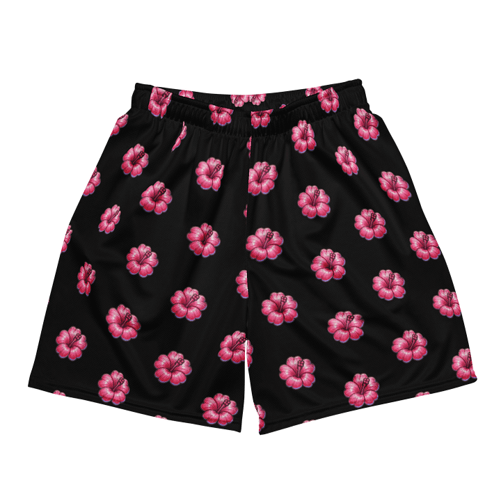NRG Cherry Blossom Athletic Shorts (Black) product image (2)