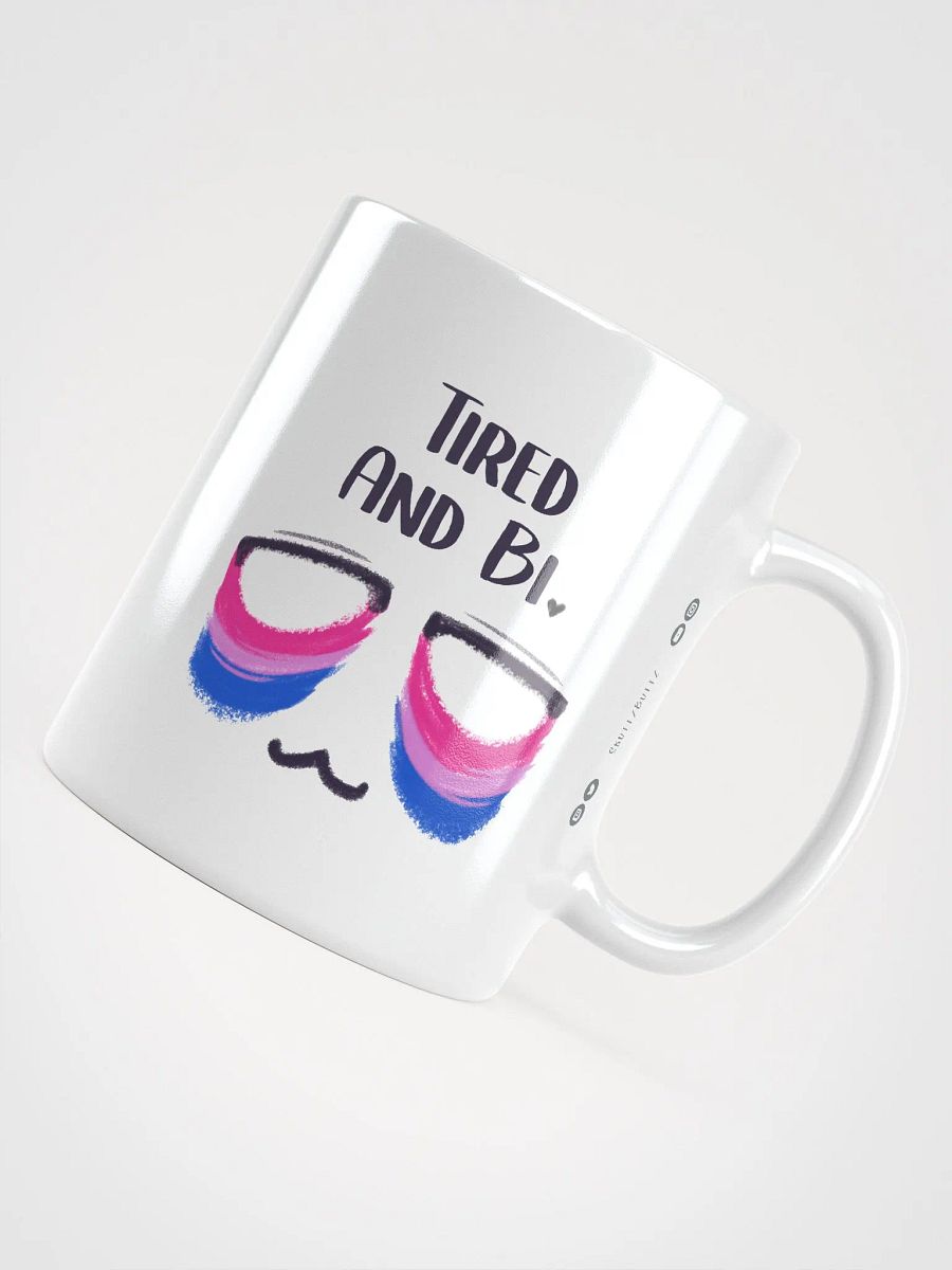 Tired and Bi - Pride Flag Ceramic Mug product image (4)