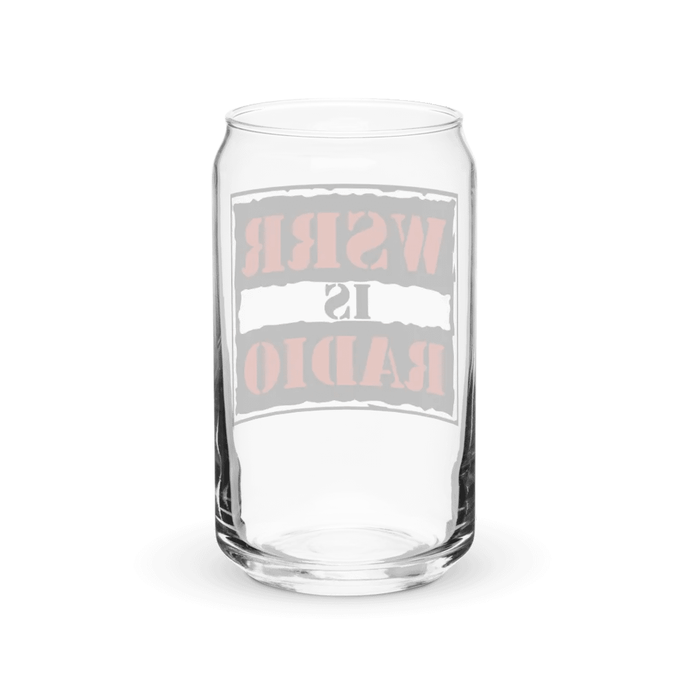WSRR IS RADIO: Can-Shaped Glass product image (6)